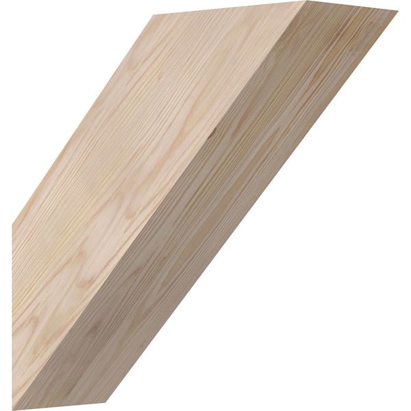 Ekena Millwork 5 1/2"W x 16"D x 16"H Traditional Smooth Knee Brace, Douglas Fir BRC06X16X16TRA00SDF - main